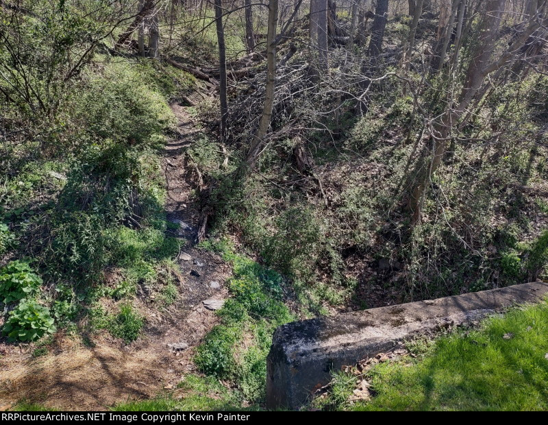 Enola Low Grade Rail Trail tributary path